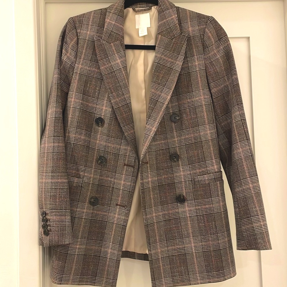 H&M double breasted blazer